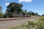 NS 8007 takes train 23M through MP116